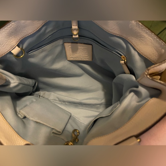 COACH SIGNATURE HAMPTON JACQUARD SUEDE STRIPE - Picture 8 of 13